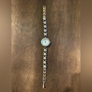 NEW Pieue Nicol Two Tone Silver Gold Piggy Watch Womans